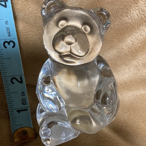 Princess House 24% Lead Crystal Bernie Bear Figurine from Germany - Picture 8 of 8